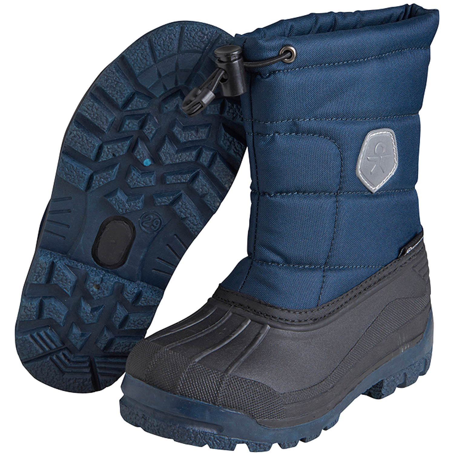 Color Kids - Inner Sock WP Boots - Kinder Wasserdichte Winterstiefel - Dunkelblau (Total Eclipse) – Bild 3