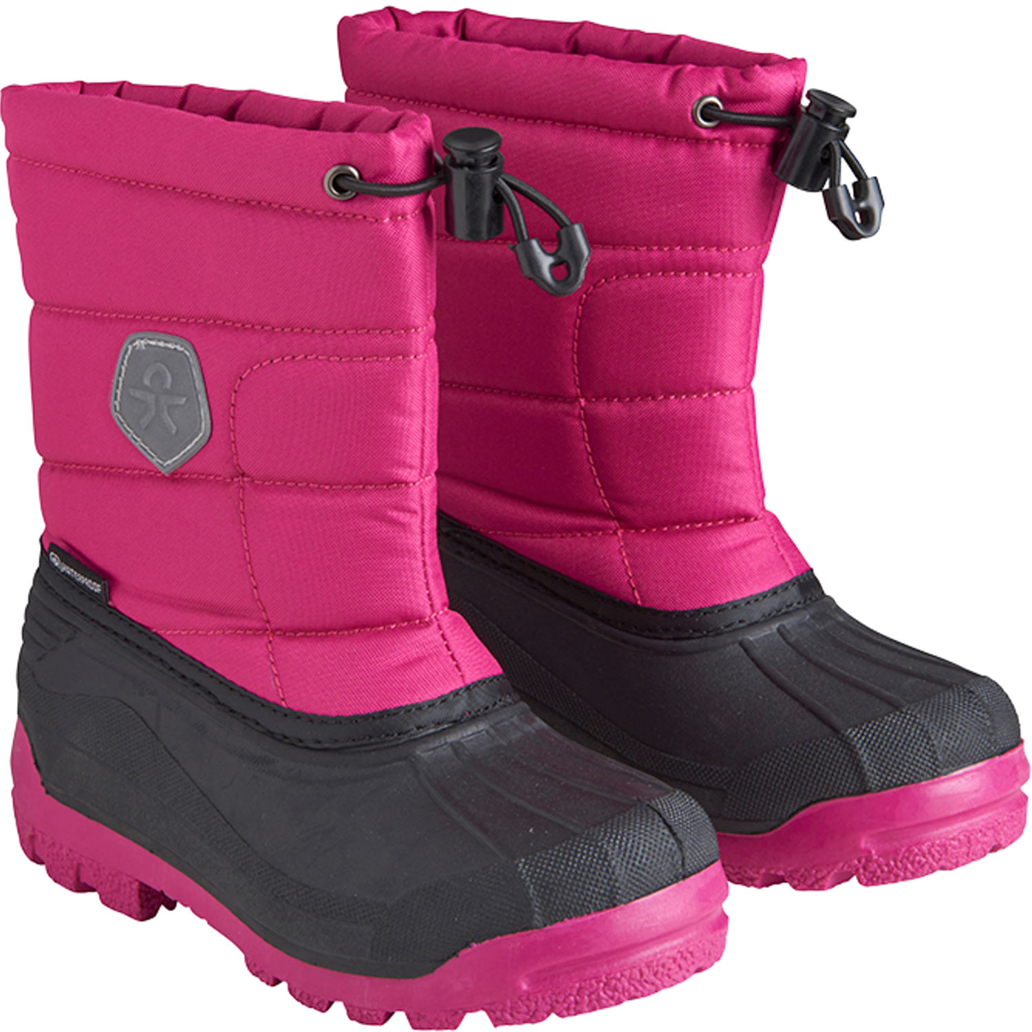 Color Kids - Inner Sock WP Boots - Mädchen Wasserdichte Winterstiefel - Pink (Festival Fuchsia) – Bild 2