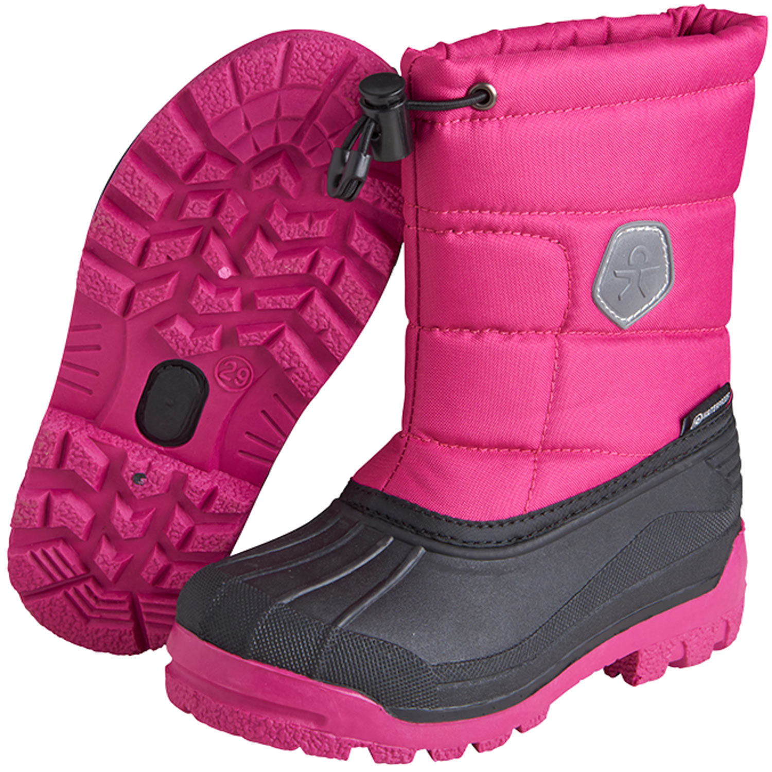 Color Kids - Inner Sock WP Boots - Mädchen Wasserdichte Winterstiefel - Pink (Festival Fuchsia) – Bild 3