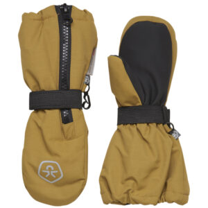 Color Kids - Waterproof Zipper Mittens - Baby Winter-Fäustlinge - Dried Tobacco