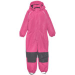 Color Kids - Coverall W. Contrast - Mädchen Wasserdichter Schneeanzug - Pink (Vivacious)
