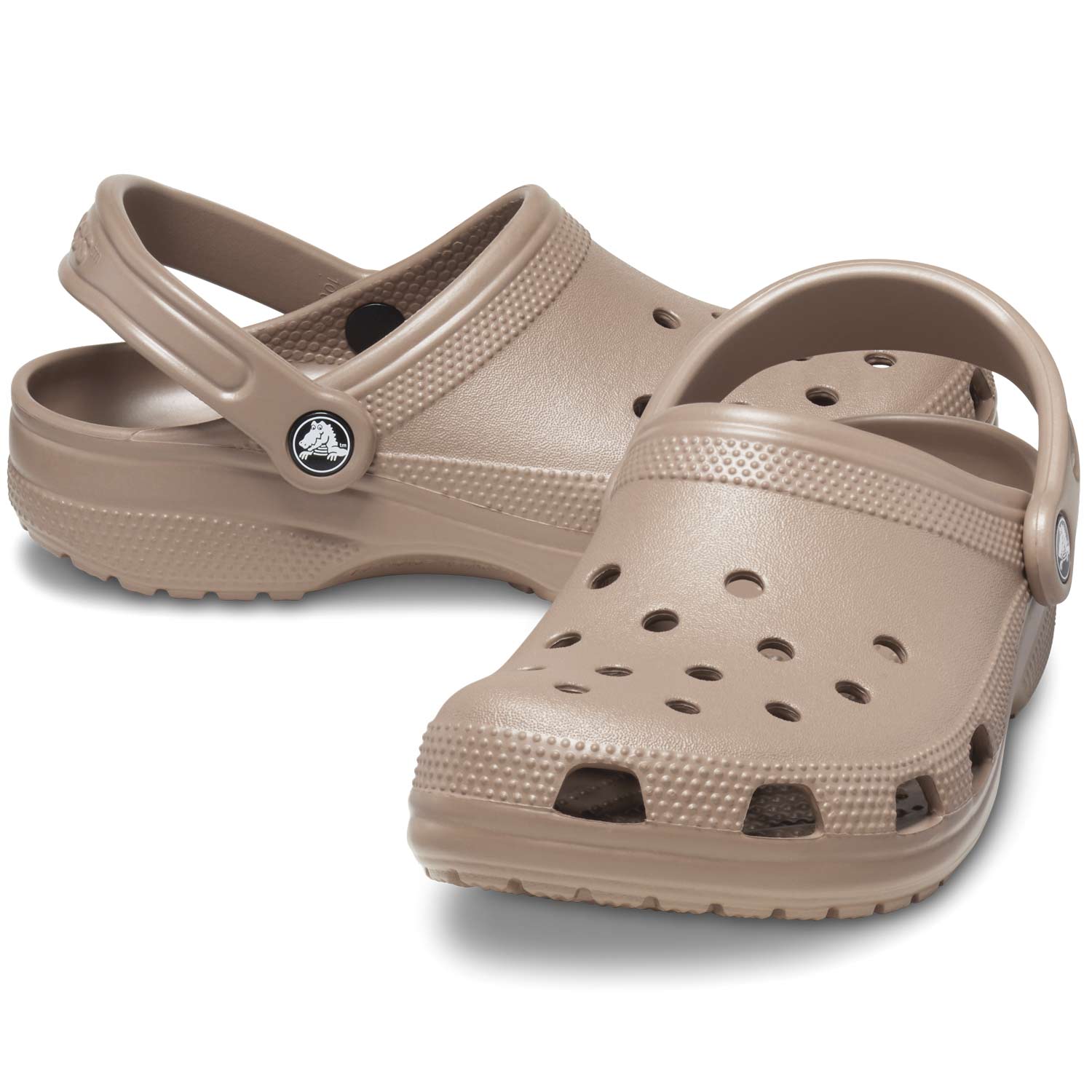 Crocs - Classic - Unisex Softe Clog-Sandalen - Taupebraun (Latte) – Bild 2
