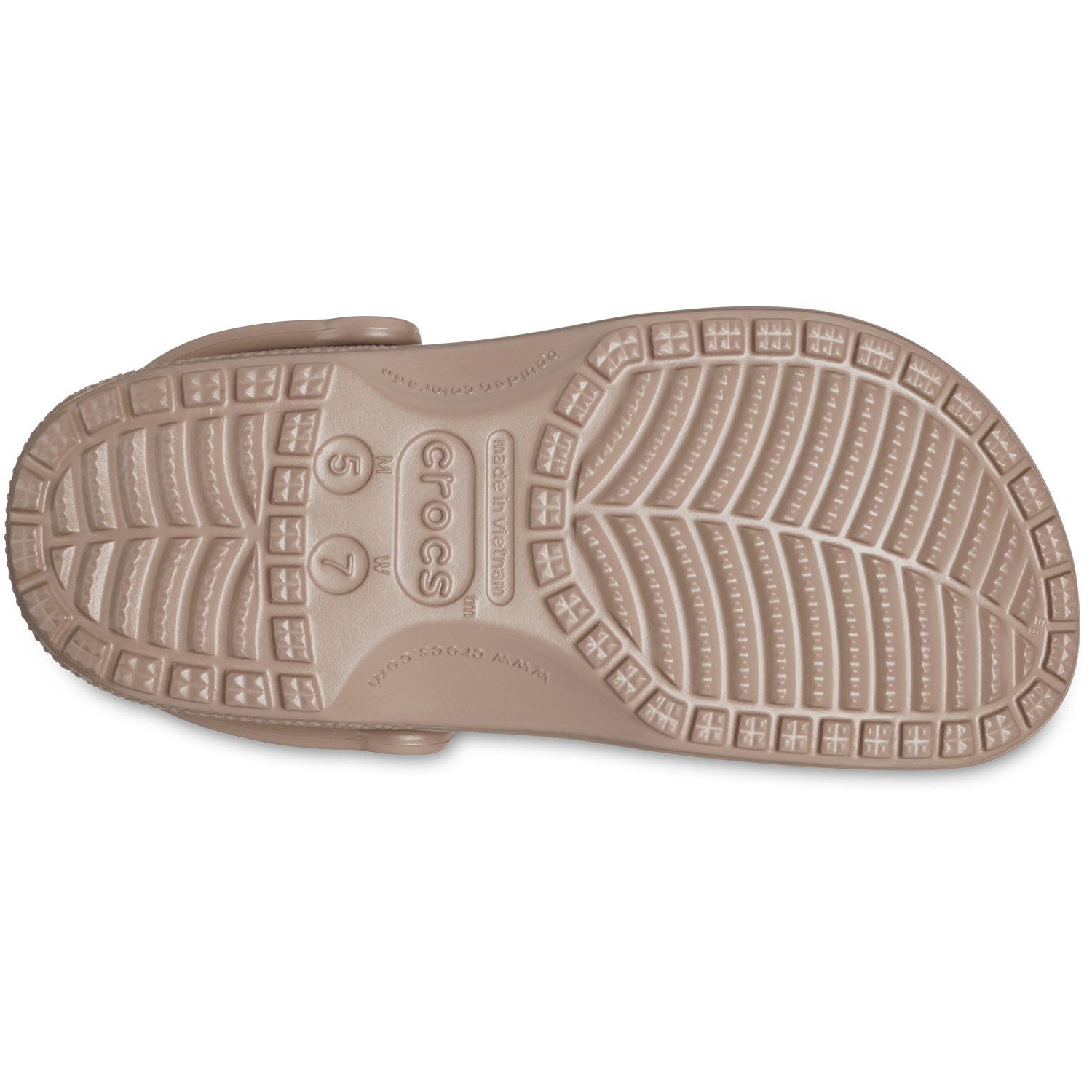 Crocs - Classic - Unisex Softe Clog-Sandalen - Taupebraun (Latte) – Bild 4