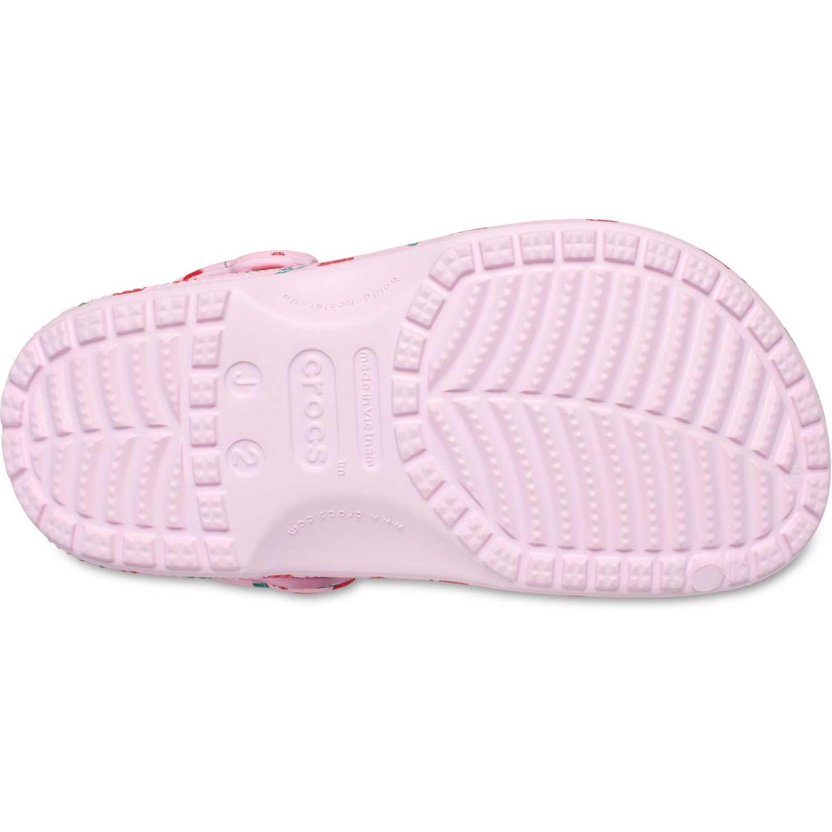 Crocs - Classic Fresh Fruits Clog Kids - Mädchen Pantoffel-Sandale mit Kirshen - Pink Milk – Bild 5