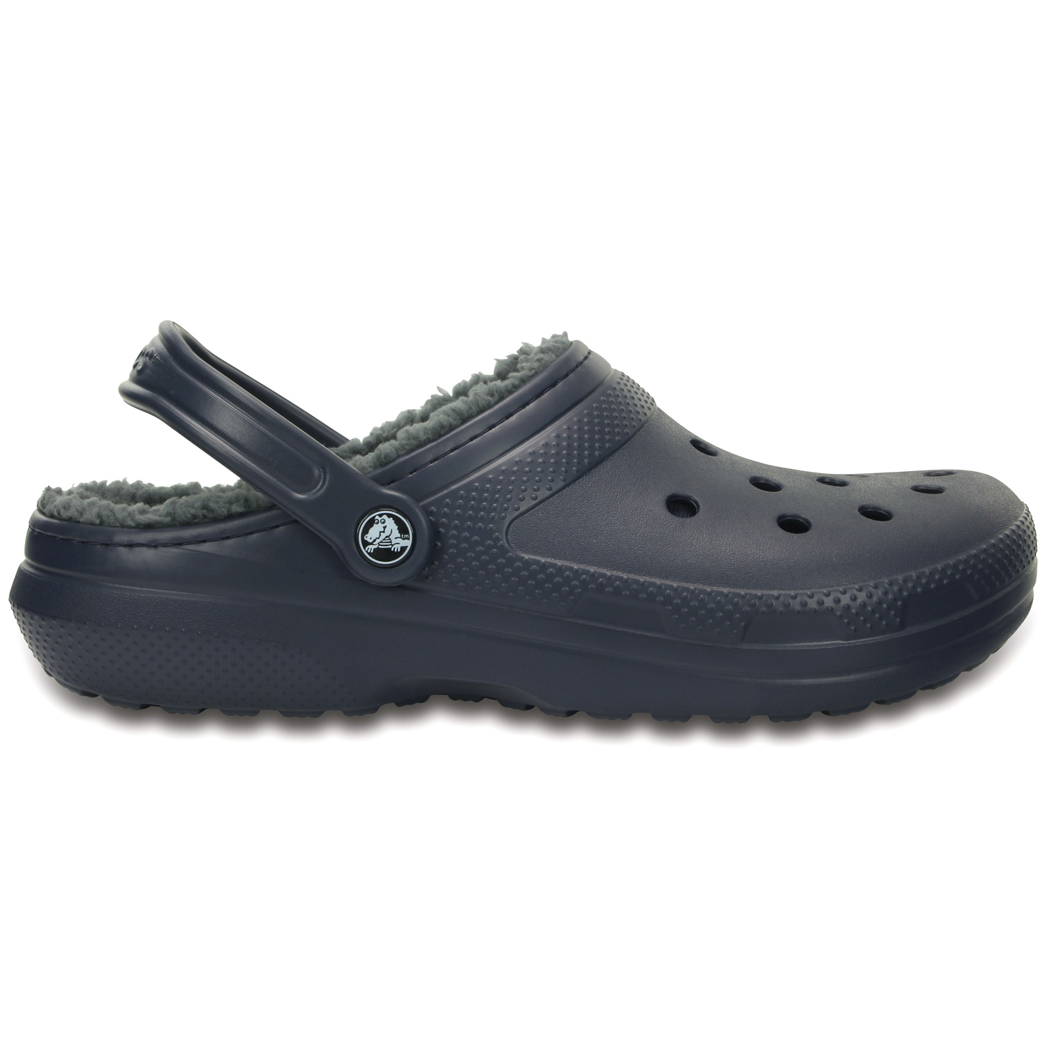 Crocs - Classic Lined - Unisex Clogs mit Futter - Navy/Charcoal – Bild 2