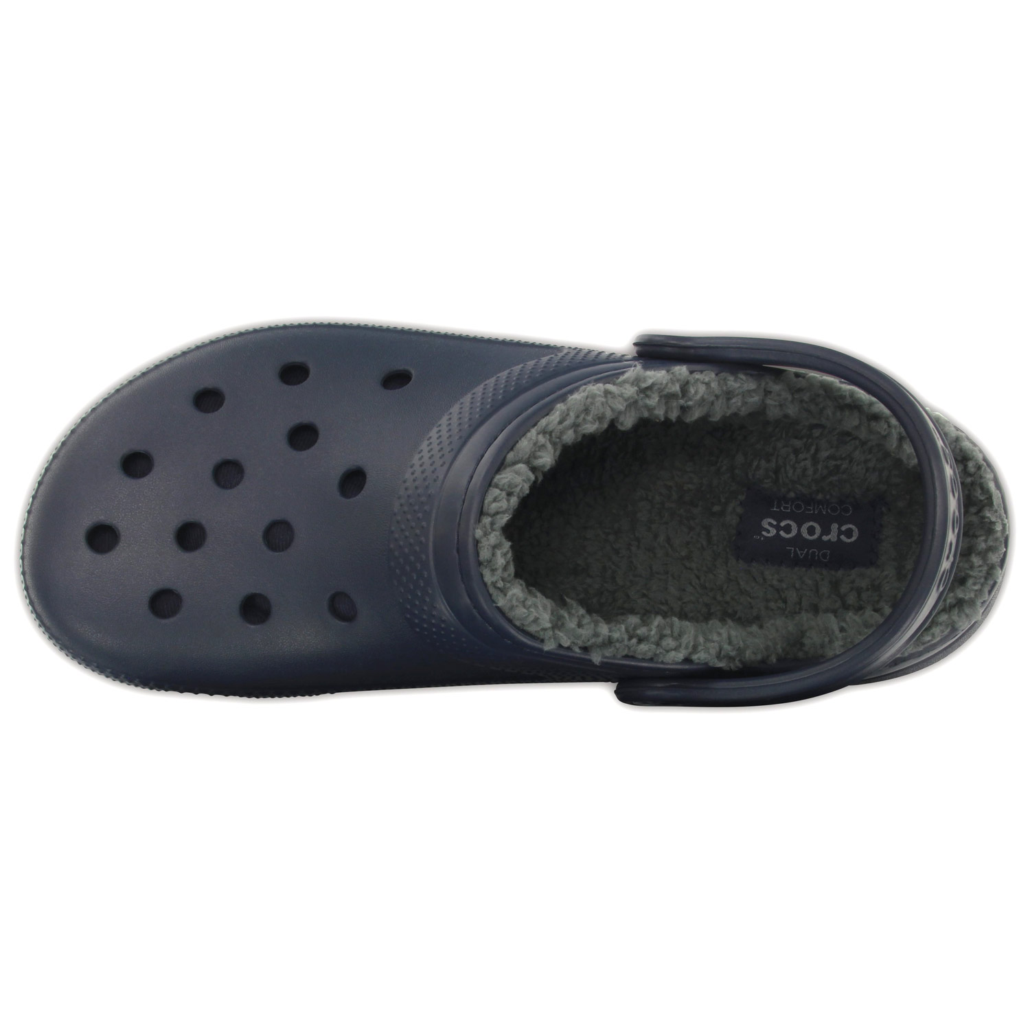 Crocs - Classic Lined - Unisex Clogs mit Futter - Navy/Charcoal – Bild 4