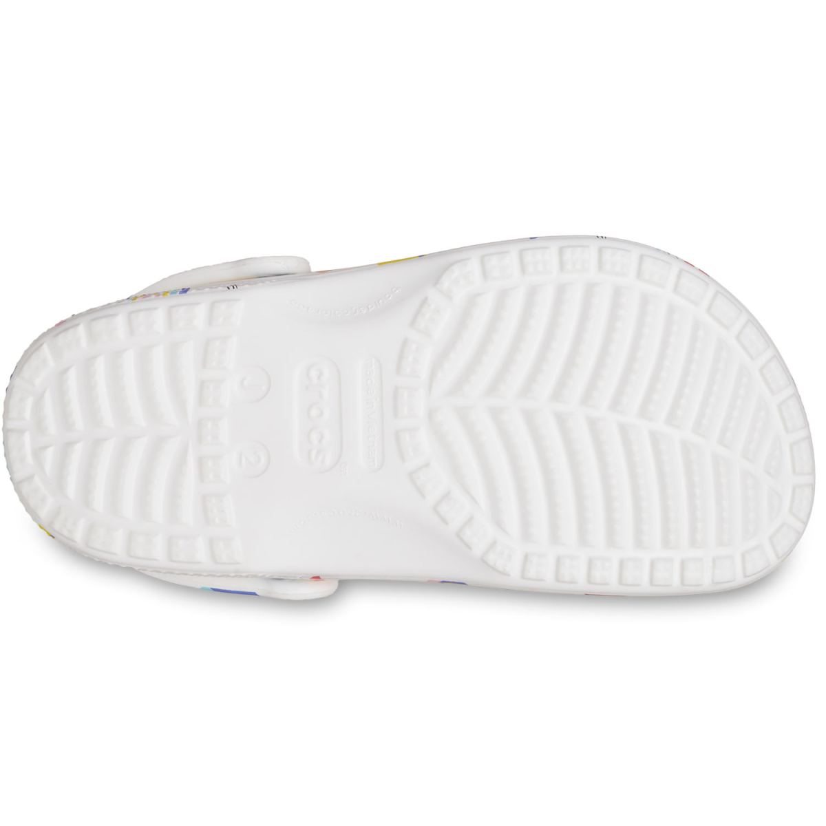 Crocs - Classic Doodle Print Clog Kids - Kinder Sandale - White/Multi – Bild 5