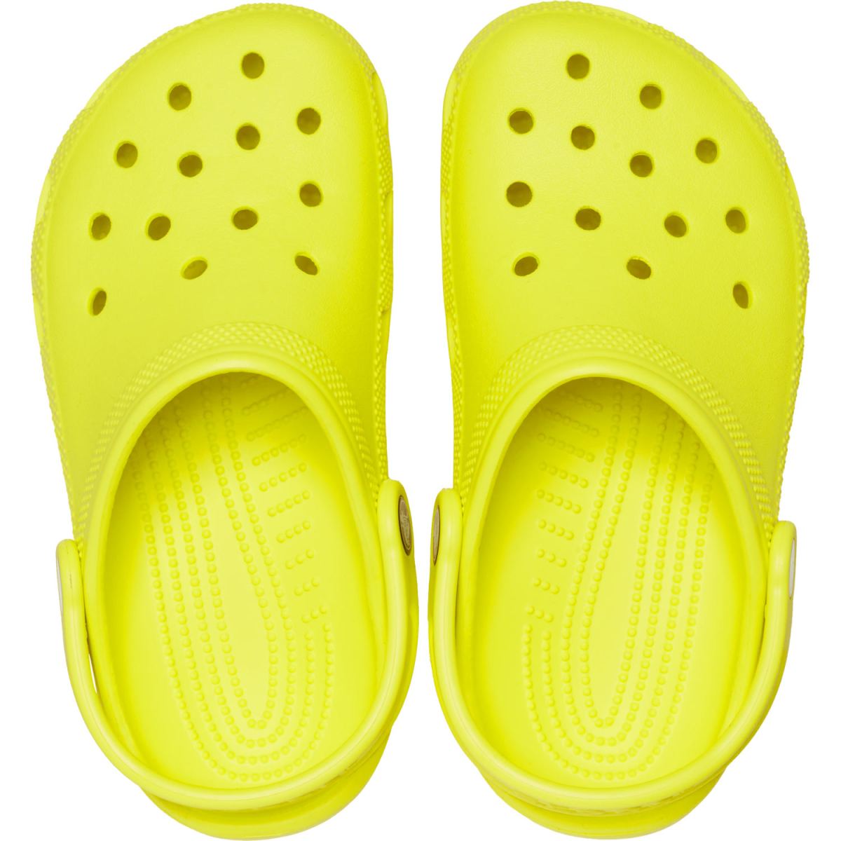 Crocs - Classic Kids - Kinder Komfort-Clogs - Neongelb (Acidity) – Bild 3