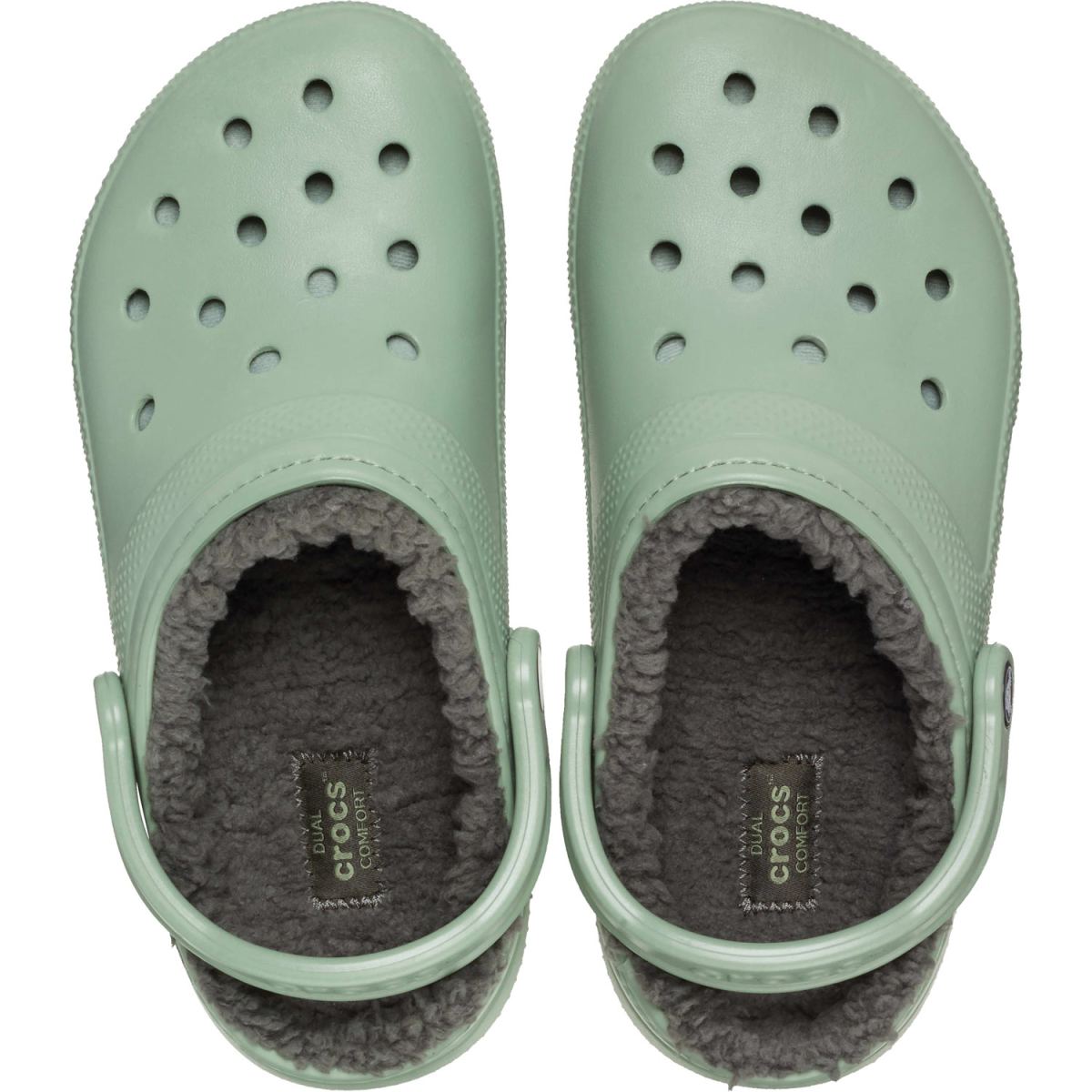 Crocs - Classic Lined - Unisex Clogs mit Futter - Moosgrün (Moss/Multi) – Bild 4