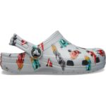 Crocs - Classic Race Cars Graphic Clog - Kleinkinder Sandale - Grau (Mirage/Multi)