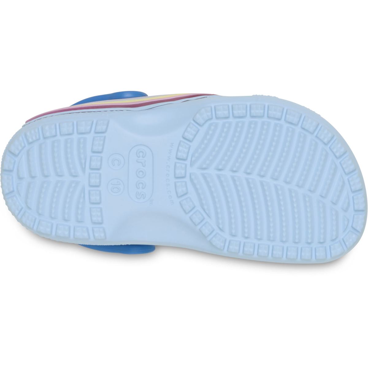 Crocs - Toddler Classic Star Lights Clog - Mädchen Sandale mit LED Lichter - Blau/Hellblau (Blue Frost) – Bild 4