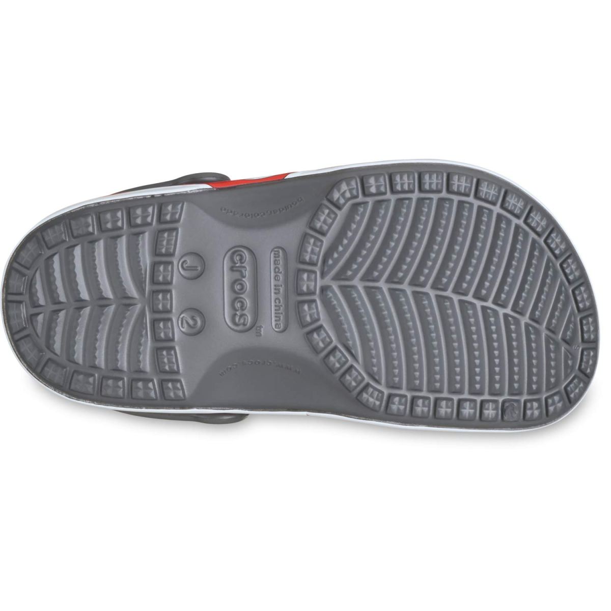Crocs - Classic Soccer Band Clog Kids - Kinder Clogs mit Fußballmotiv - Grau (Slate Grey) – Bild 4