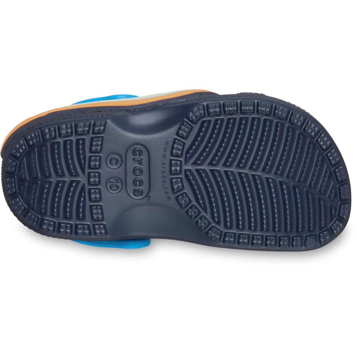 Crocs - Toddler Classic UFO Lights Clog - Kleinkinder Sandale mit LED Lichter - Dunkelblau/Blau (Navy) – Bild 4