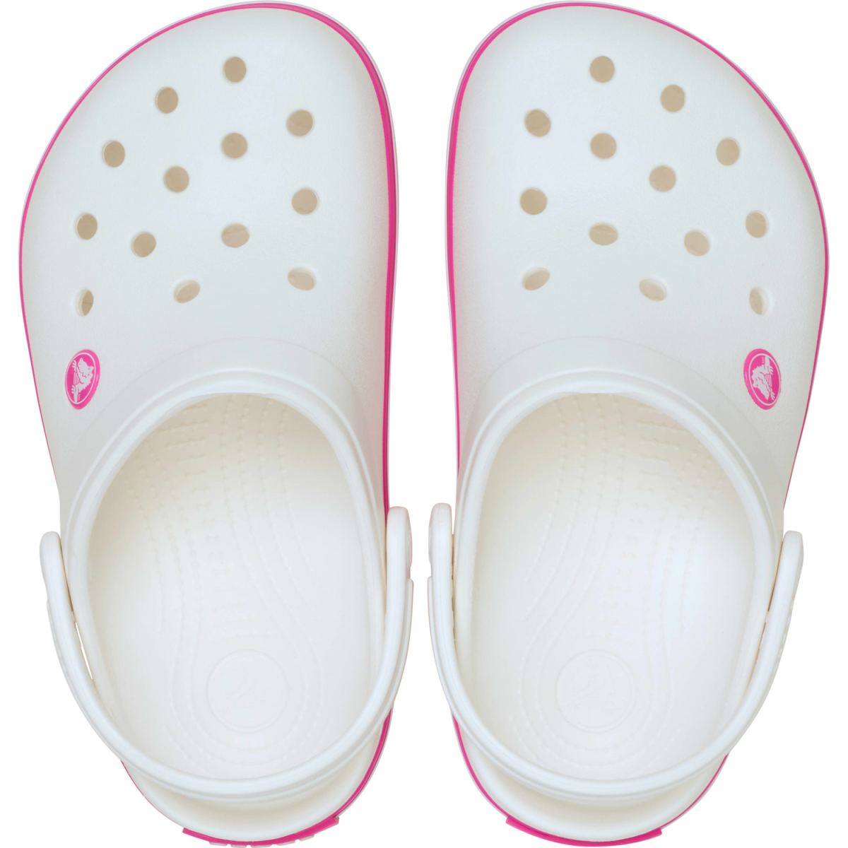 Crocs - Crocband Clog Kids - Kinder Sportive Clog-Sandalen - Weiß/Pink (White/Pink Crush) – Bild 3