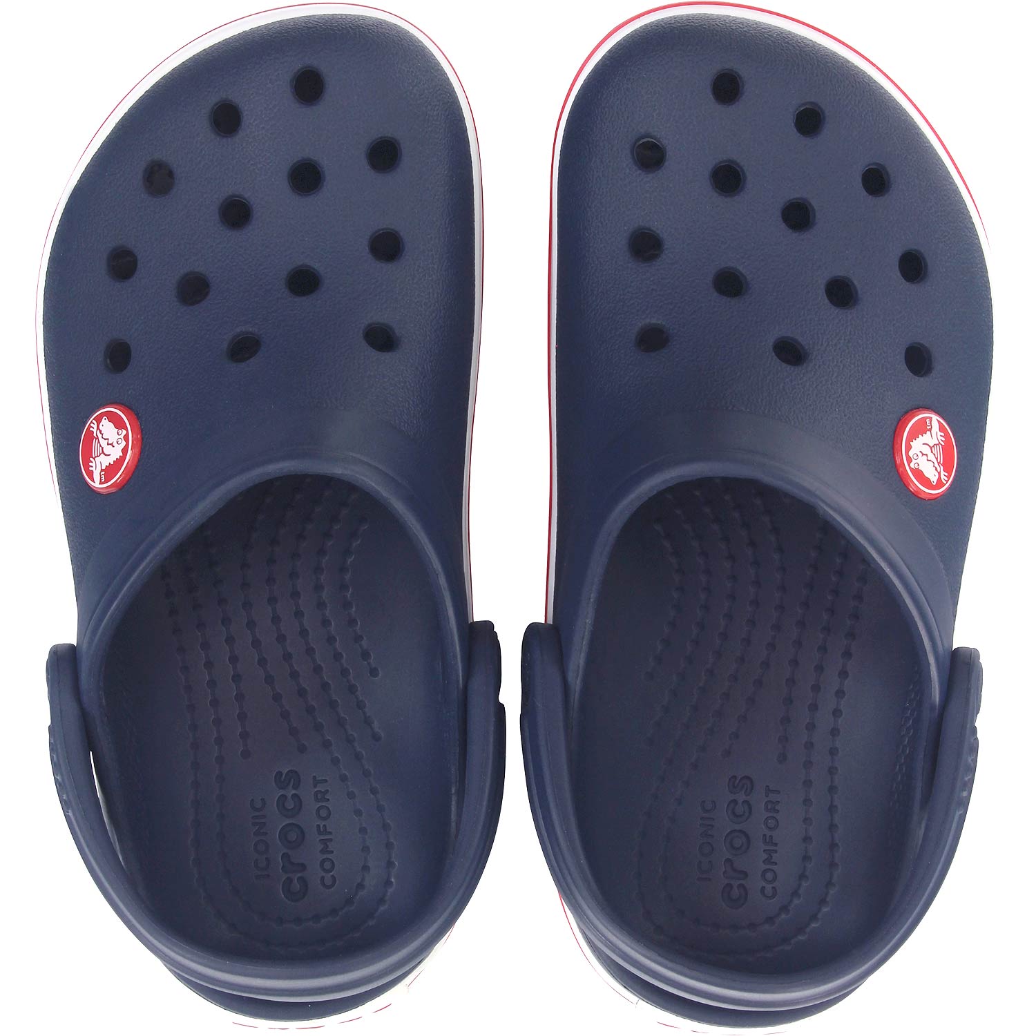 Crocs - Crocband Kids - Kinder Sportive Clog-Sandalen - Dunkelblau (Navy/Red) – Bild 3