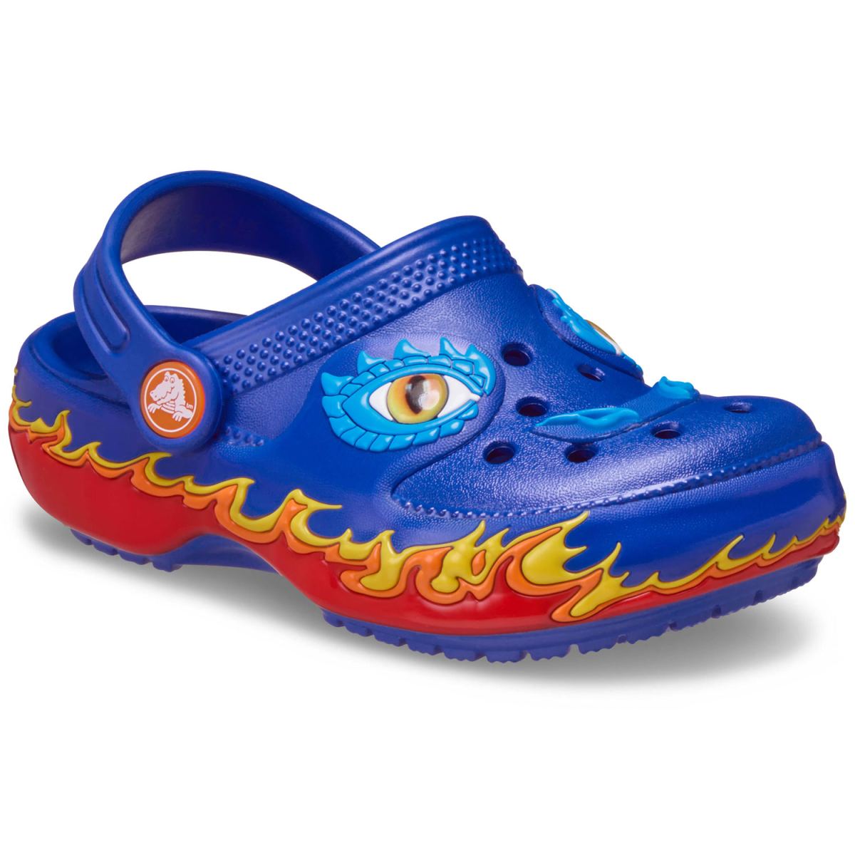 Crocs - Toddler Classic IAM Dragon Lights - Kleinkinder Clog mit LED-Lichter - Blau (Blue Bolt) – Bild 2
