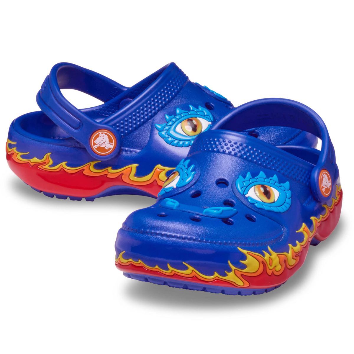 Crocs - Toddler Classic IAM Dragon Lights - Kleinkinder Clog mit LED-Lichter - Blau (Blue Bolt) – Bild 3