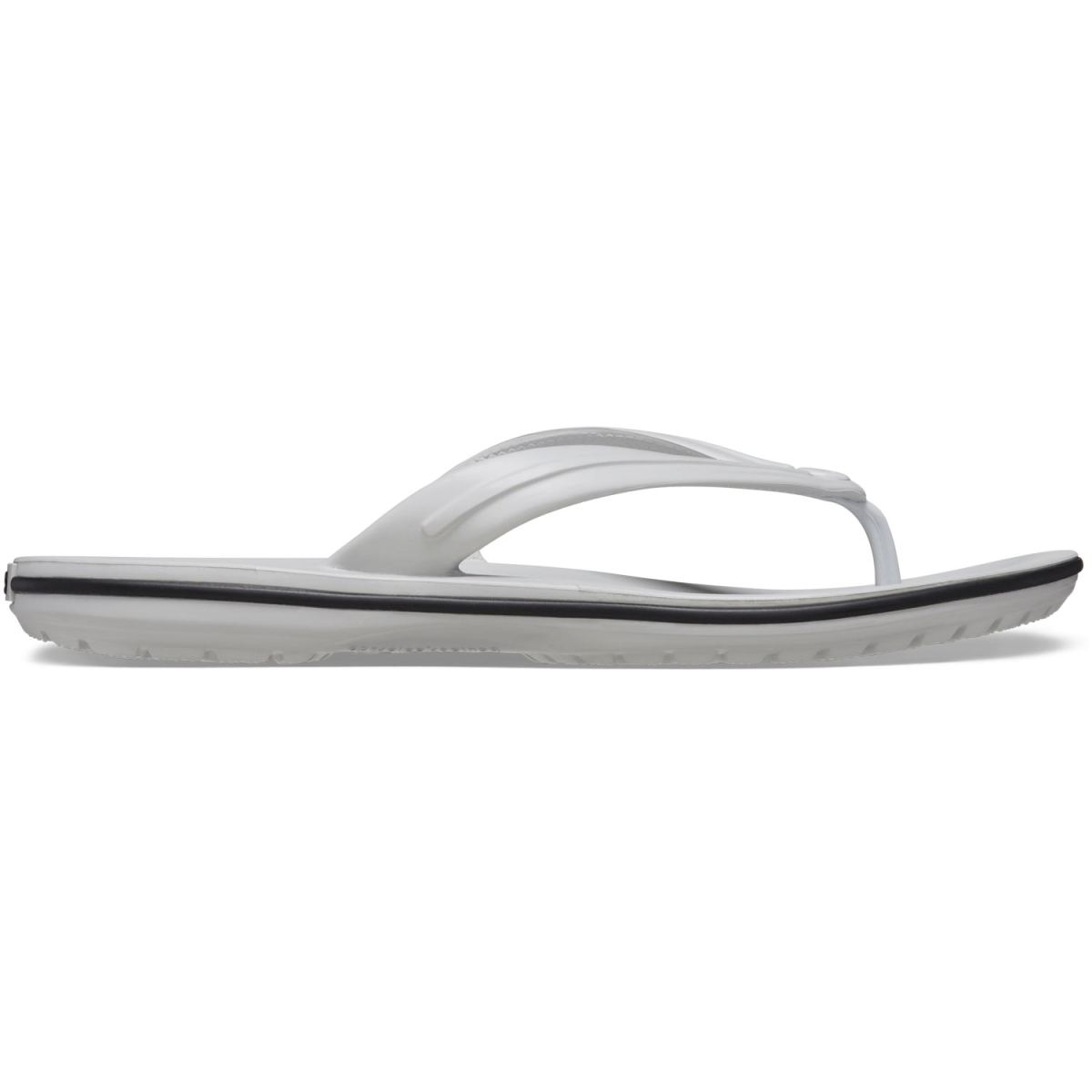Crocs - Crocband Flip - Unisex Zehenstegsandale - Hellgrau (Atmosphere) – Bild 2