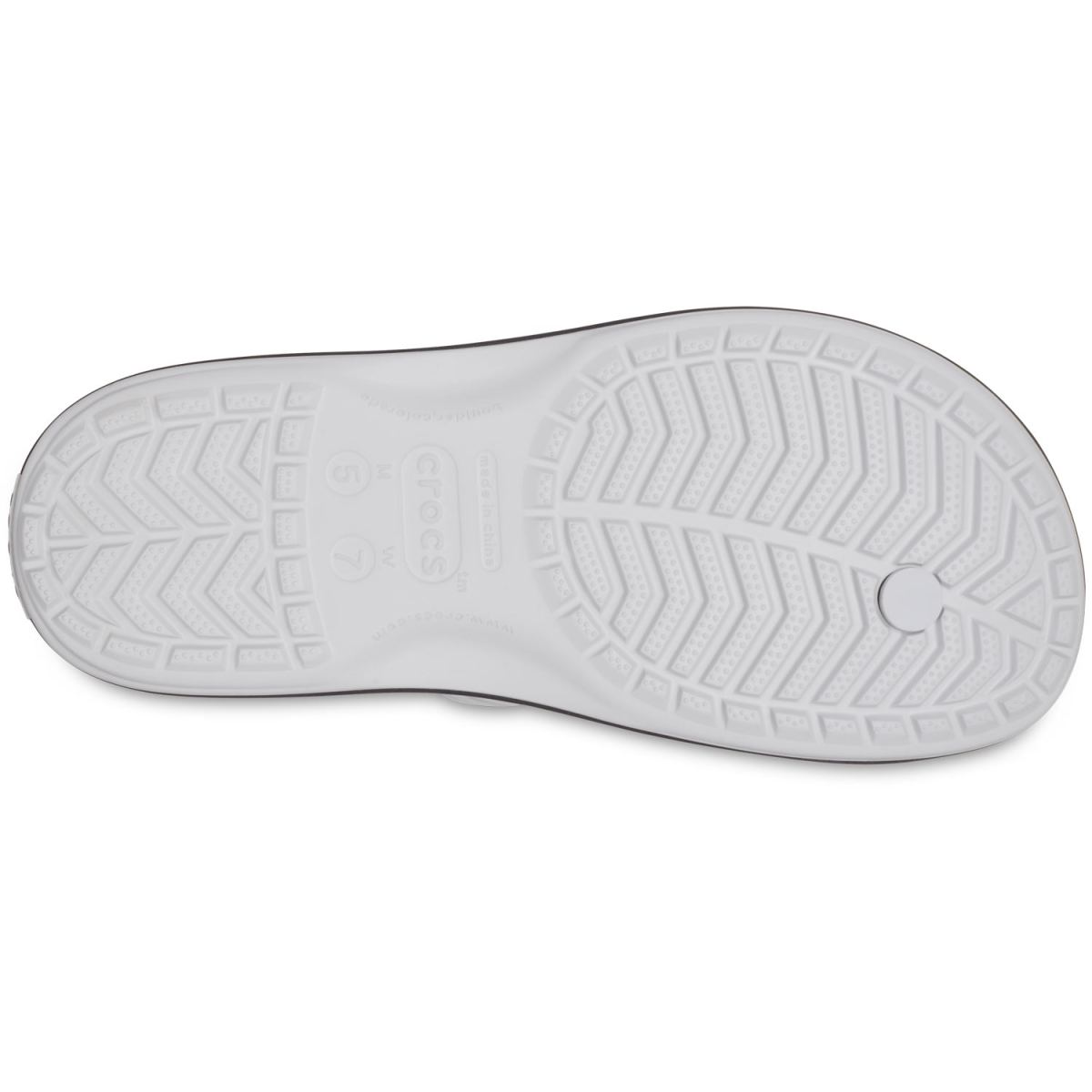 Crocs - Crocband Flip - Unisex Zehenstegsandale - Hellgrau (Atmosphere) – Bild 5