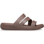 Crocs - Getaway Strappy - Damen Komfort-Pantoletten - Braun (Truffle)
