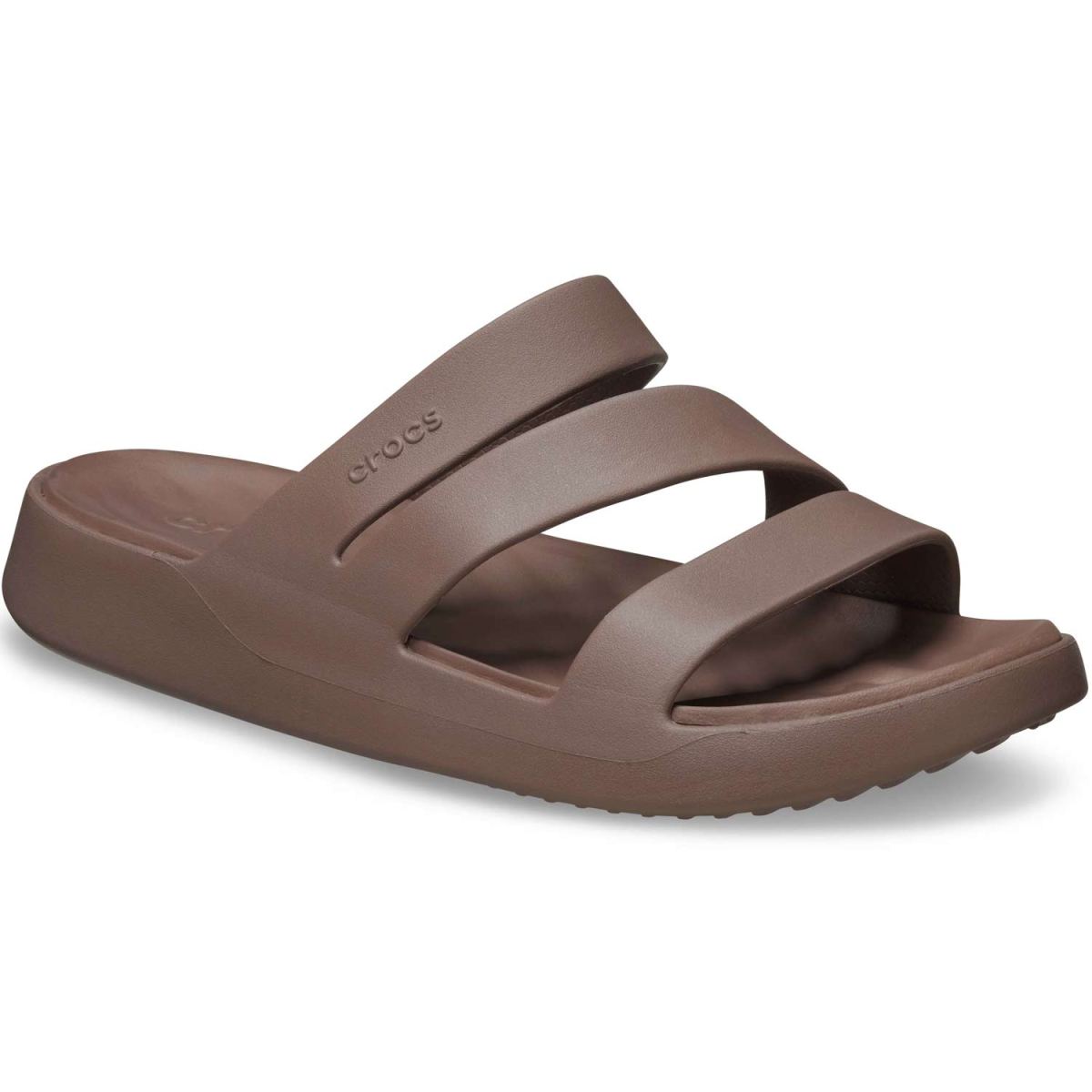 Crocs - Getaway Strappy - Damen Komfort-Pantoletten - Braun (Truffle) – Bild 2