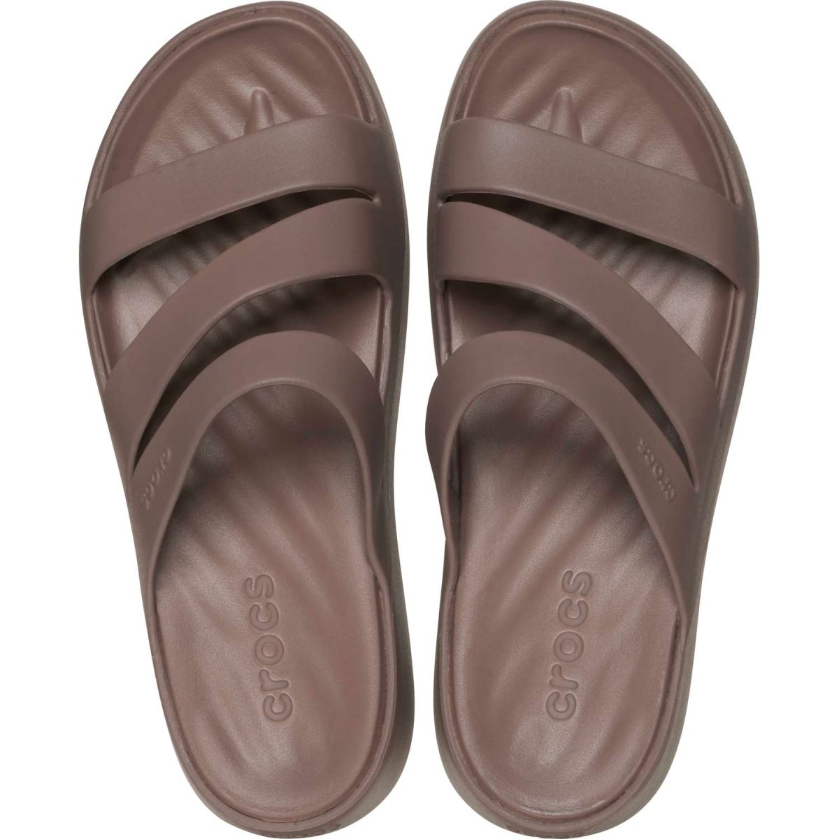 Crocs - Getaway Strappy - Damen Komfort-Pantoletten - Braun (Truffle) – Bild 4