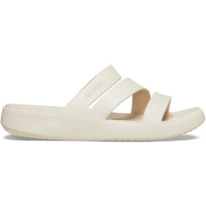 Crocs - Getaway Strappy - Damen Komfort-Pantoletten - Natur (Stucco)