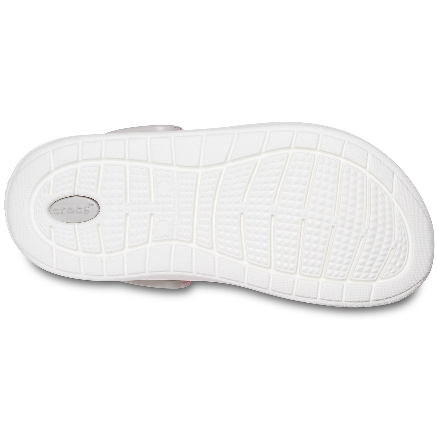 Crocs - Literide Kids - Kinder Soft Clogs - pink/weiß (electric pink/white) – Bild 5