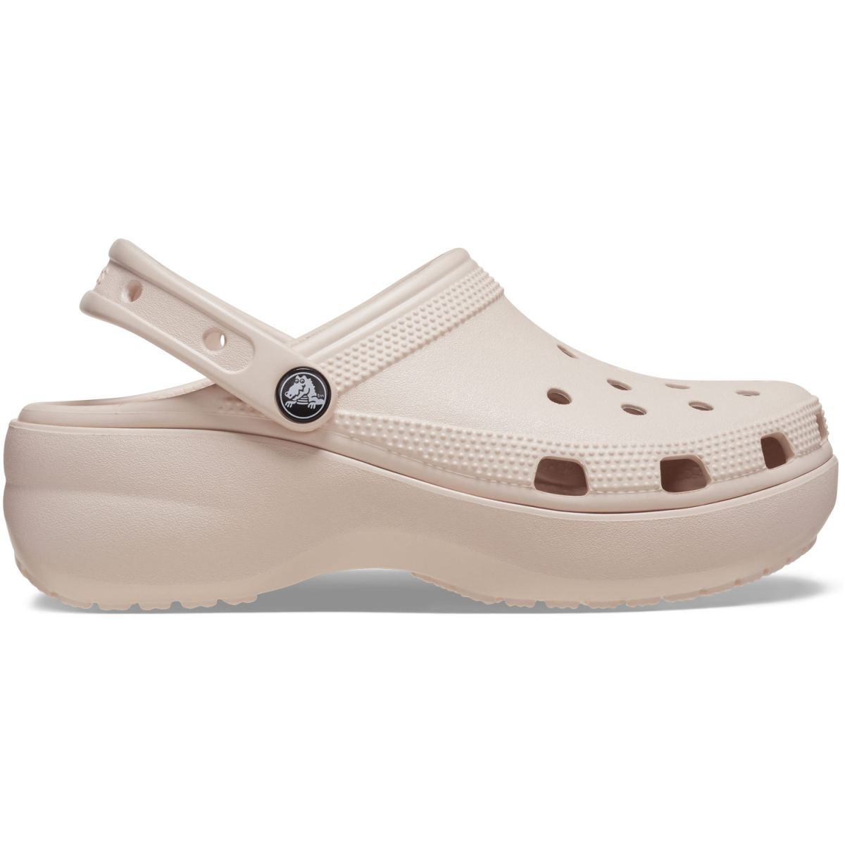 Crocs - Classic Platform - Damen Clogs mit Plateausohle - Altrosa (Quartz)