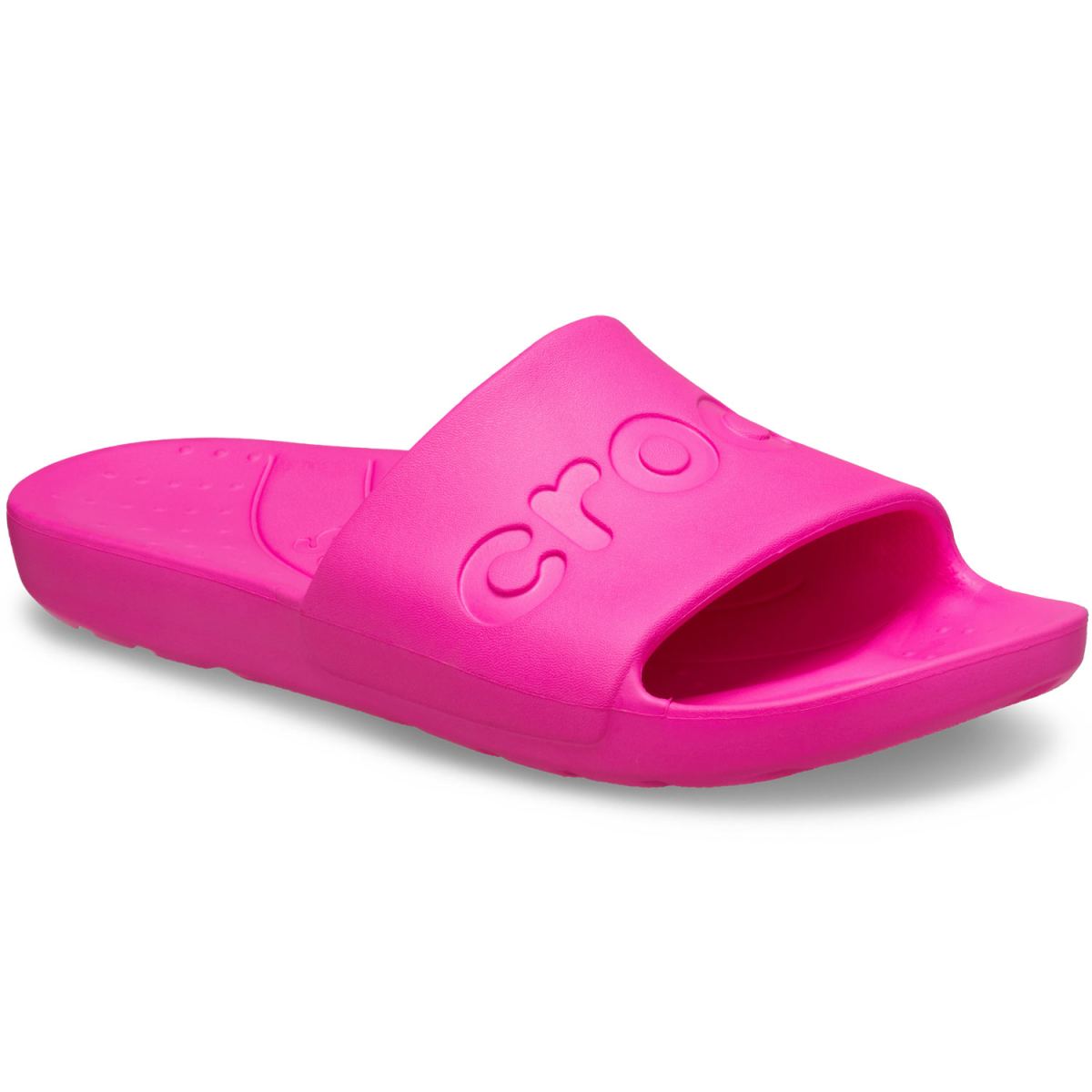 Crocs - Classic Slide - Damen Pool Sandale - Candy Pink – Bild 2