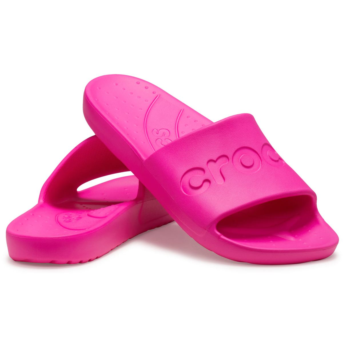 Crocs - Classic Slide - Damen Pool Sandale - Candy Pink – Bild 3