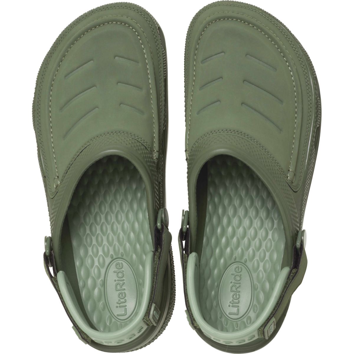 Crocs - Yukon Vista II LiteRide - Herren Komfort Clog-Sandale - Armeegrün (Army Green) – Bild 4
