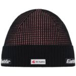 Eisbär - Flux RL SKA - Unisex Beanie mit Fleeceband - Schwarz/Sandstone/Burgund