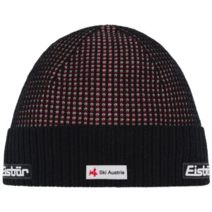 Eisbär - Flux RL SKA - Unisex Beanie mit Fleeceband - Schwarz/Sandstone/Burgund