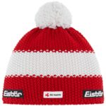 Eisbär - Star Pompon SKA - Unisex Winter-Strickmütze für Österreich-Fans - Rot/Weiß/Rot (Ardea/White/Ardea)