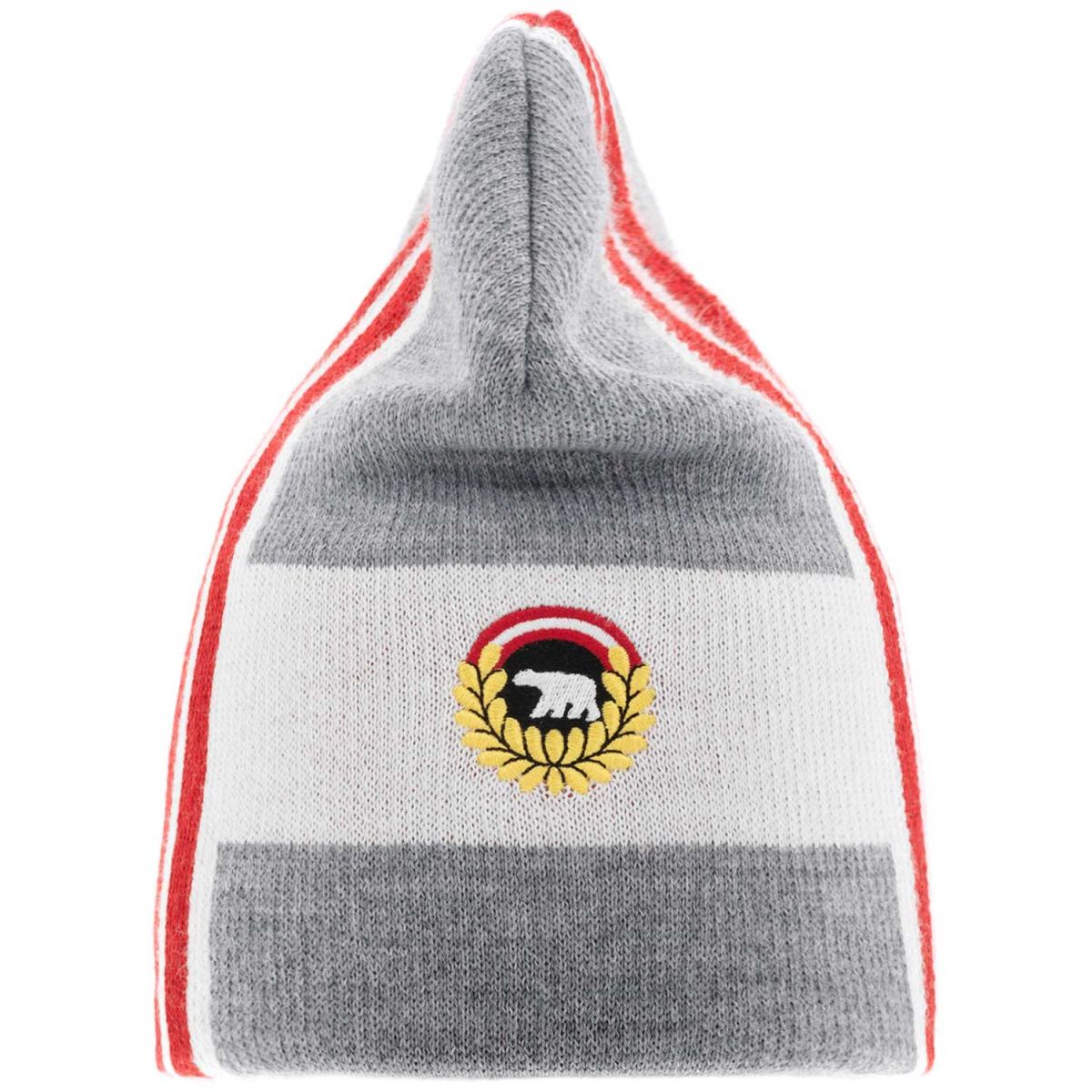 Eisbär - Quan OS - Herren Feinstrick-Mütze mit Fleeceband - Graumele/White/Ardea