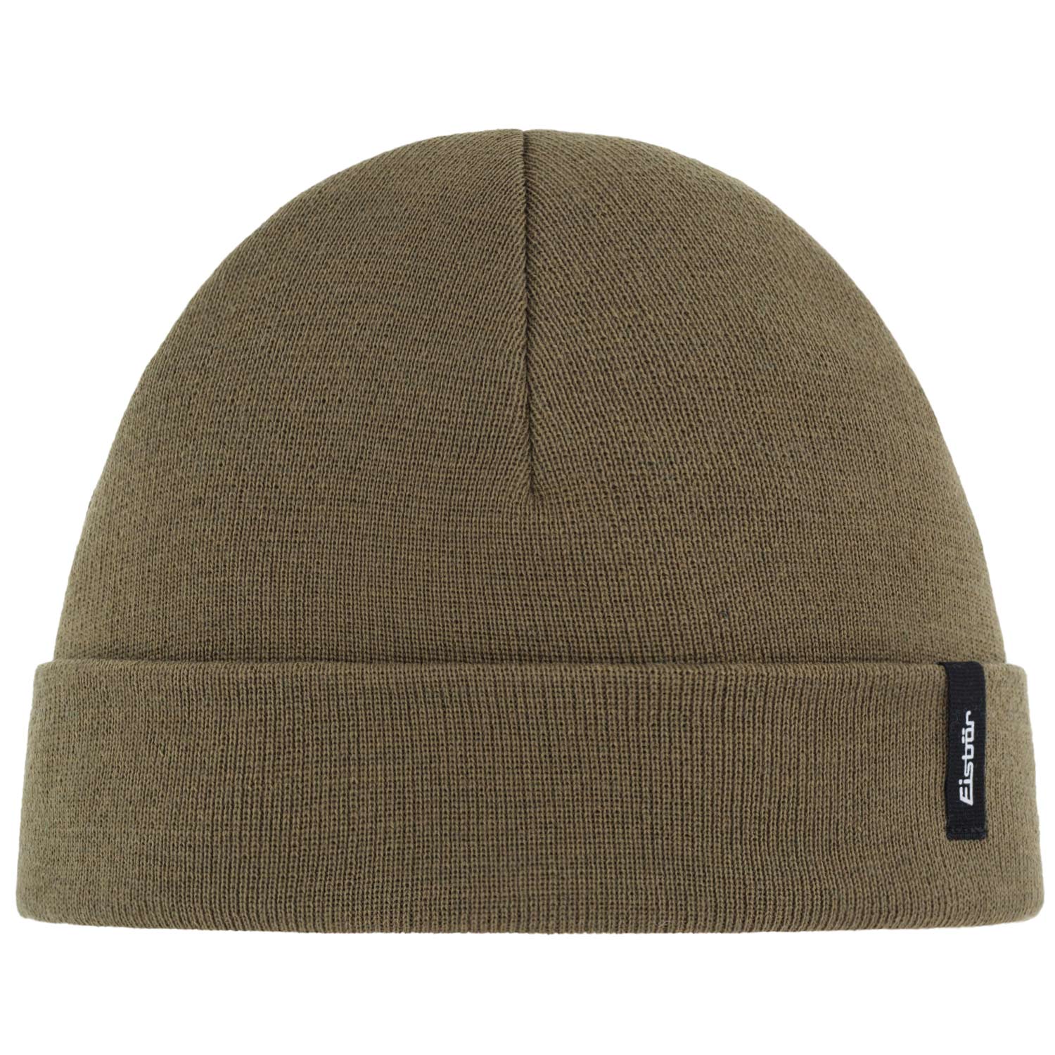 Eisbär - Bold 3.0 - Unisex Beanie mit Umschlag - Khaki Green