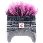 Eisbär - Campo Cocker MÜ SA - Unisex Wuschelhaarmütze aus Merino - White-Graumel-Nacht/Pink