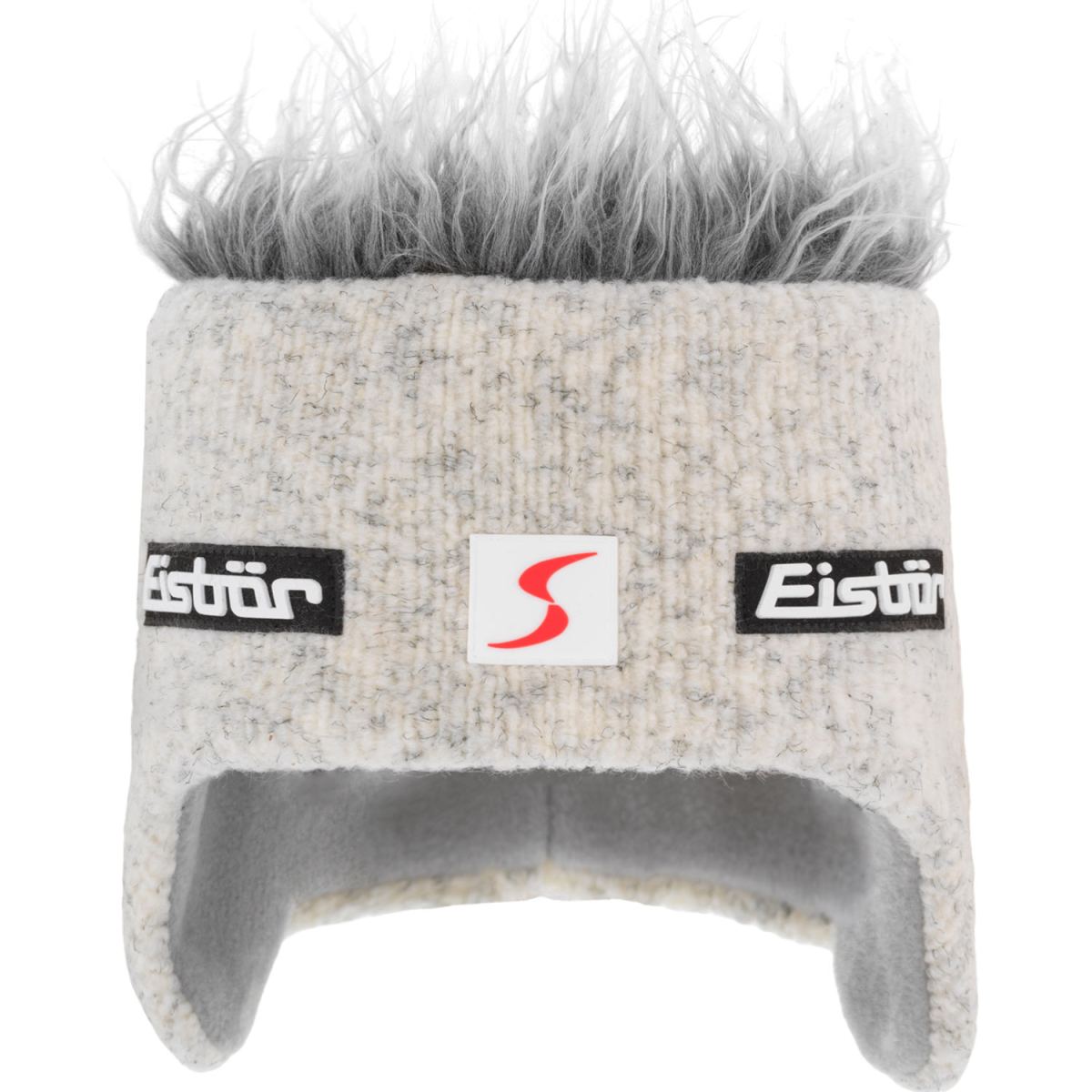 Eisbär - Cocker SP - Unisex Wuschelhaarmütze mit Fleece-Inlet - Silber/Graumele