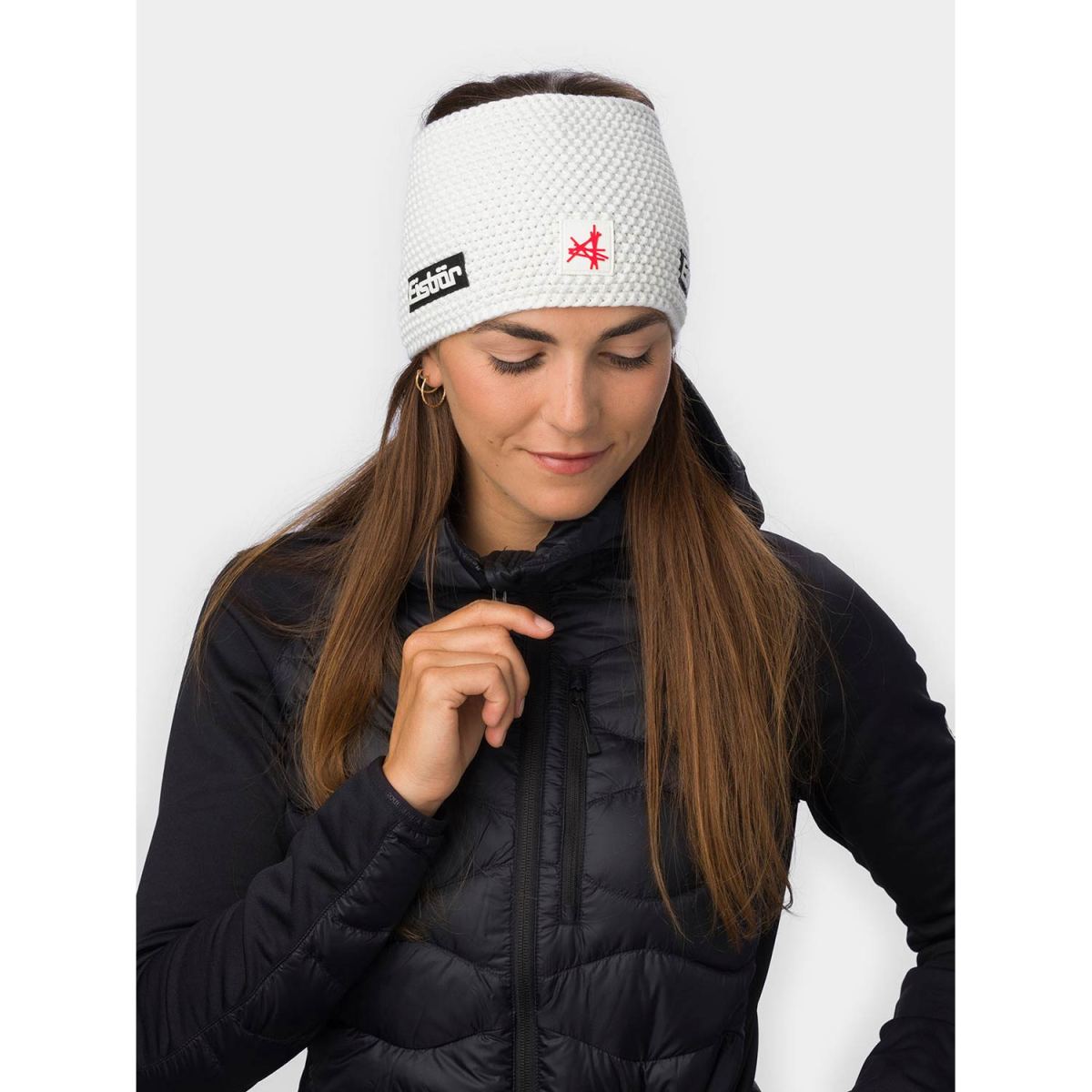 Eisbär - Jamie STB SA - Damen Winter-Stirnband mit Fleeceband - Weiß – Bild 2