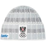Eisbär - Milano MÜ ÖOC - Unisex Olympia Haube mit Fleeceband - Grau/Weiß