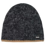 Eisbär - Rene MÜ XL - Herren Winter-Strickmütze mit Fleeceband - Braun/Schwarz (Cappuccino/Schwarzmeliert)