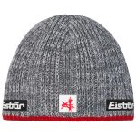 Eisbär - Rene MÜ SA - Herren Winter-Strickmütze mit Fleeceband - Rot/Grau (Ketchup/Graumeliert)