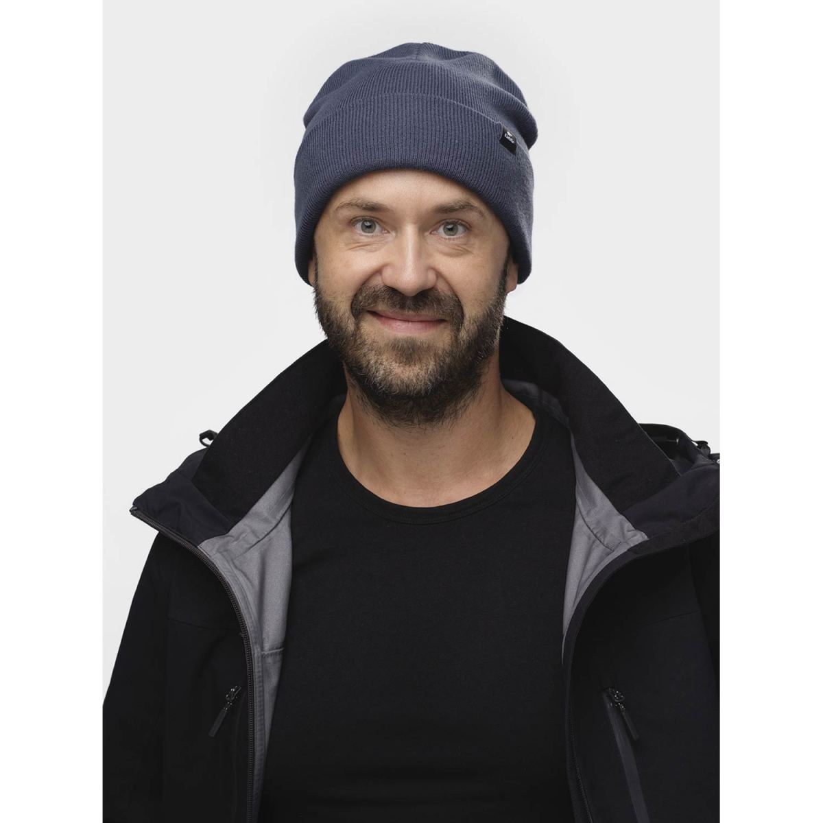 Eisbär - Skater MÜ 2.0 - Unisex City-Beanie mit Umschlag - Dunkelblau (Midnight) – Bild 3