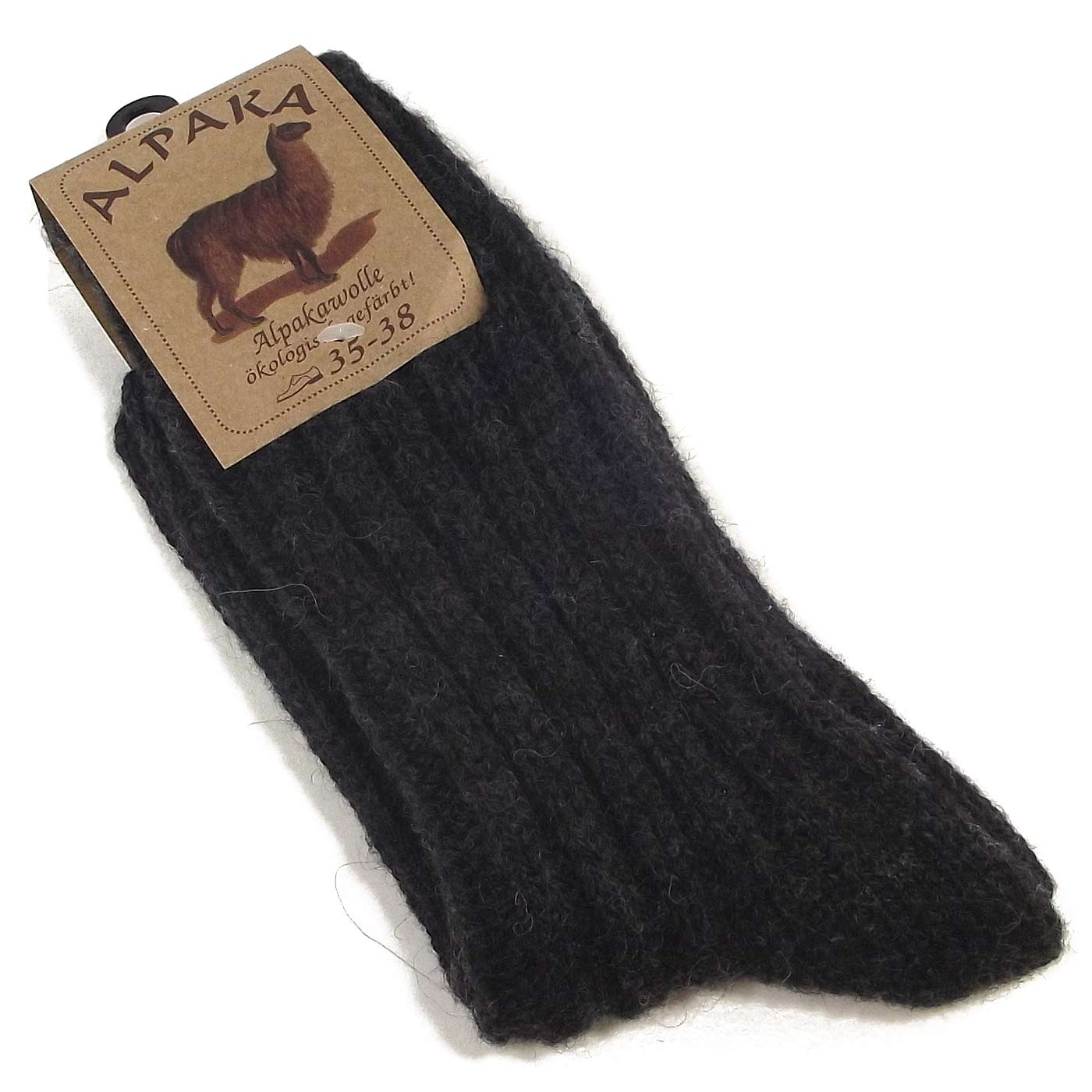 Fellhof - Alpaka - Unisex Socken Dick - anthrazit