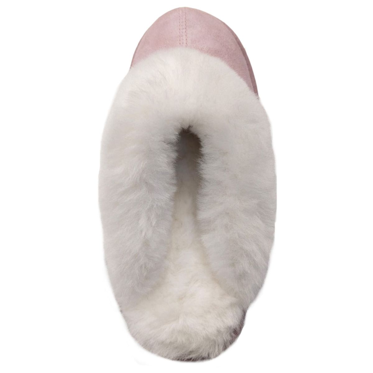 Fellhof - Primo Damen - Damen Lammfell-Pantoffel mit Gummisohle - Rosa – Bild 2