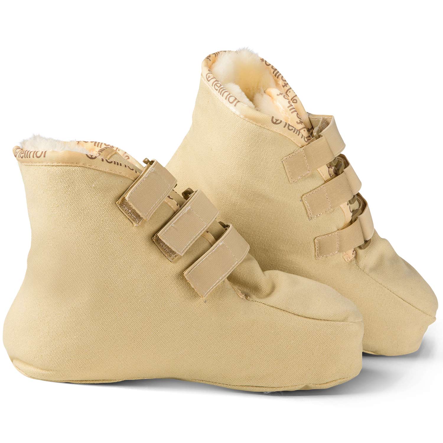 Fellhof - Bettschuhe - Unisex Lammfell-Schlafschuhe - Beige