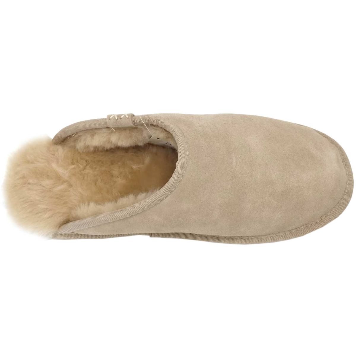 Fellhof - Trendy Alpaka - Unisex Lammfell-Pantoffel - Beige (Sand) – Bild 4