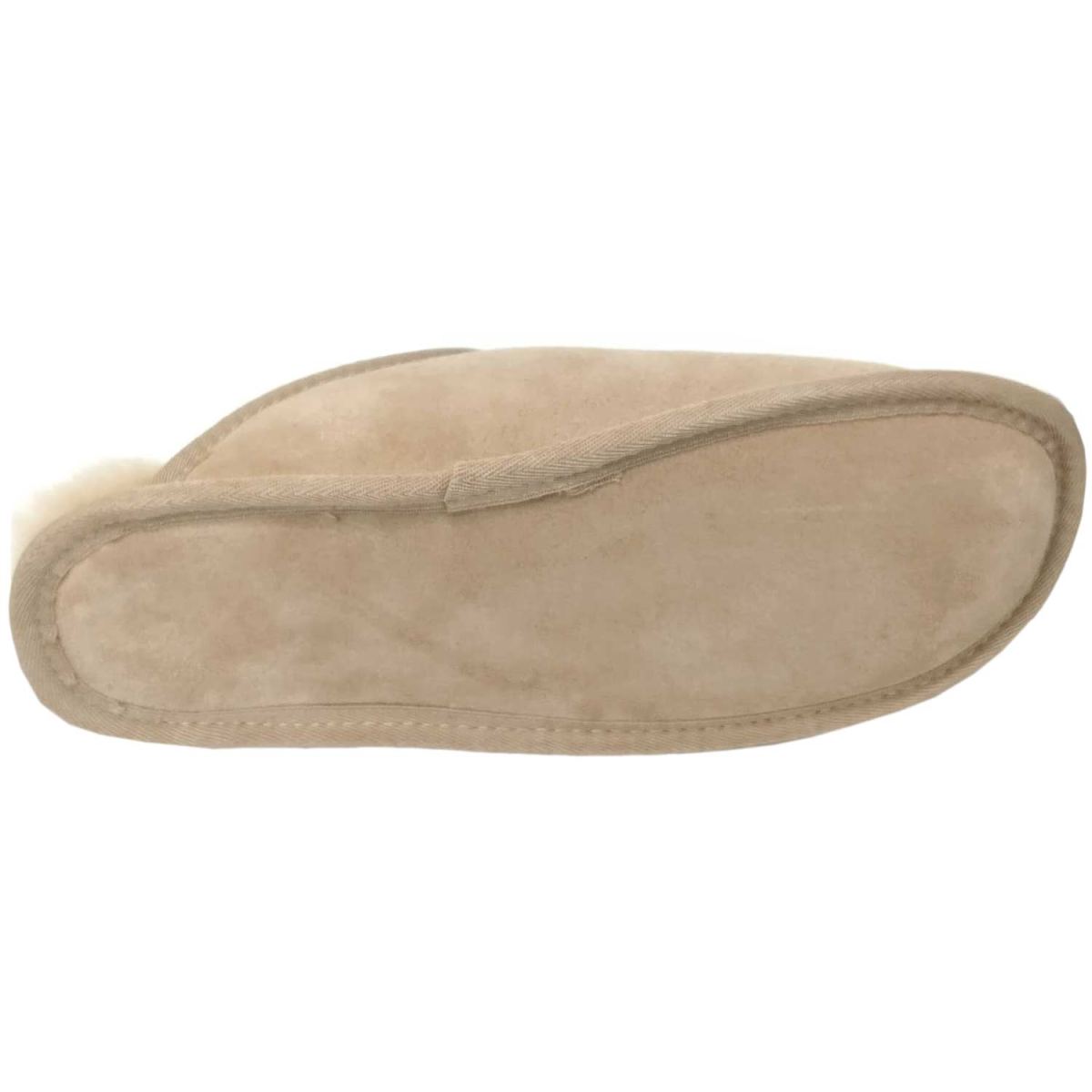 Fellhof - Trendy Alpaka - Unisex Lammfell-Pantoffel - Beige (Sand) – Bild 5