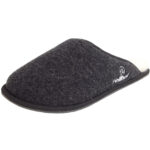 Fellhof - Trendy Filz - Unisex Lammfell-Pantoffel - Anthrazit Melange